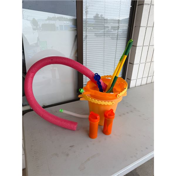 Beach toys, and repair kits