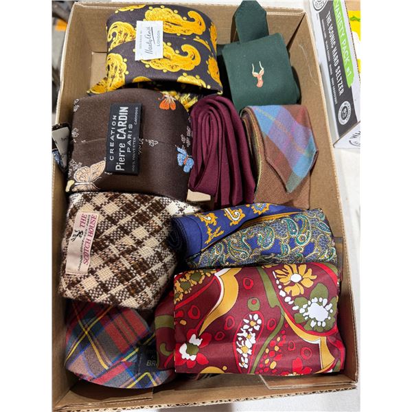 Vintage ties and pocket squares