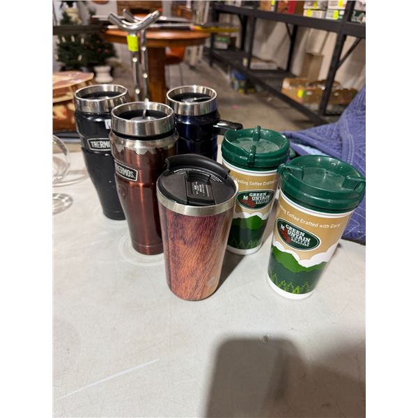 Thermos and other to go cups