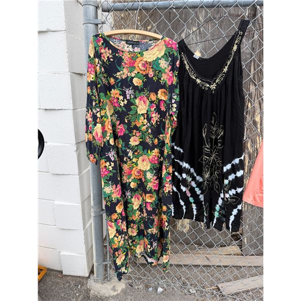 2 dresses, size 5 XL and free size