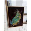 Image 1 : Peacock wall hanging 18" x 25"