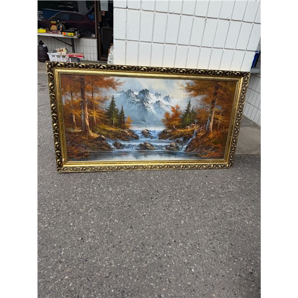 Fullerton's artwork 66 inches five 36 1/2 inches