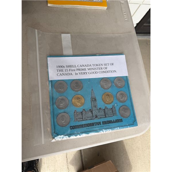 1990s Shell candidate token set the 15/1 Prime Minister of Canada