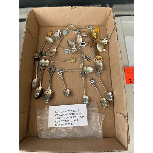 Vintage Canadian souvenir spoons