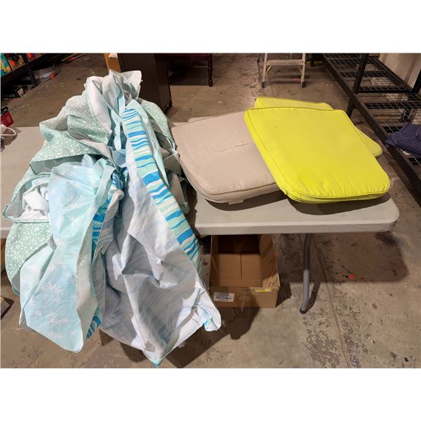 Patio cushions and patio table cloths