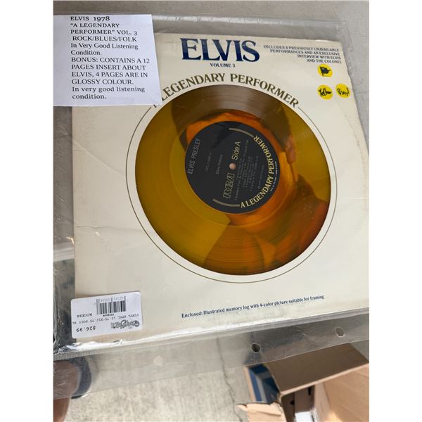 Elvis volume three 1978 a legendary performer records
