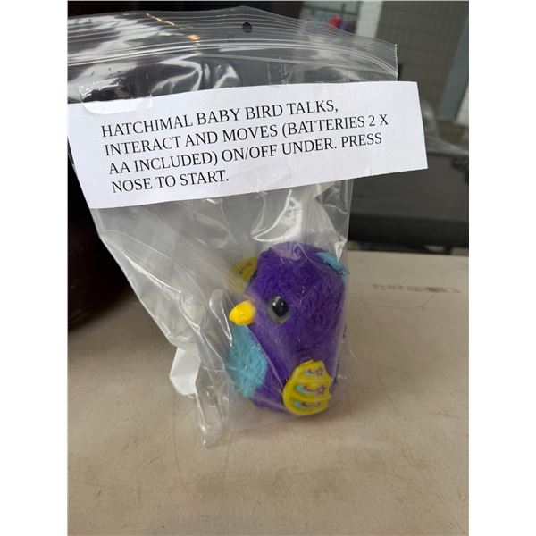 Hatchimal, baby Bird talks and is interactive