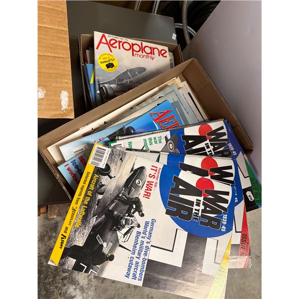 Airplane and air fix magazines