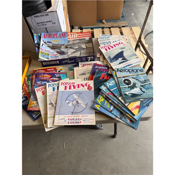 Popular flying national aviation, papers and airplane, monthly magazine