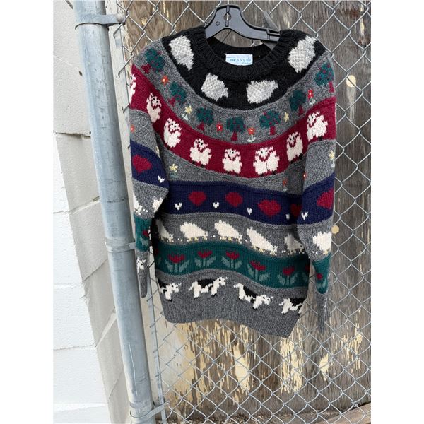 Deans of Scotland, Redwood and Ross medium sweat sweater hundred percent will Shetland
