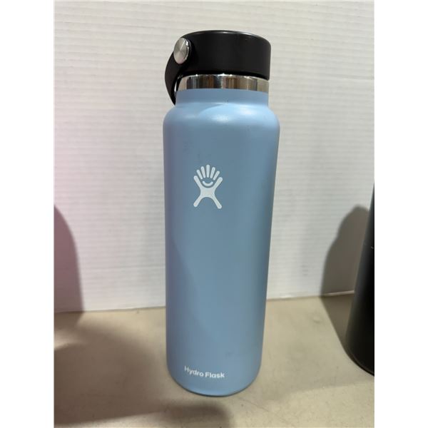Hydro flask, water bottle blue