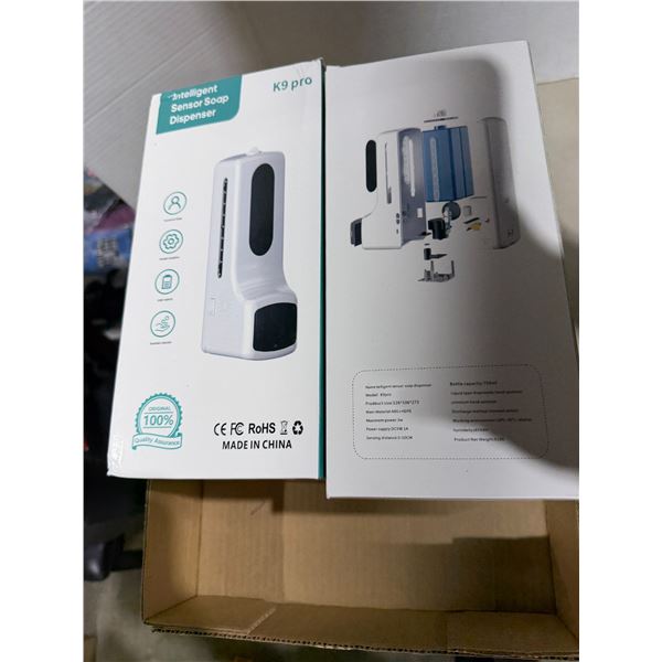 Intelligent sensor soap dispensers