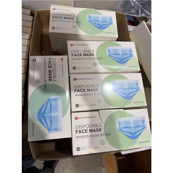 Disposable face masks