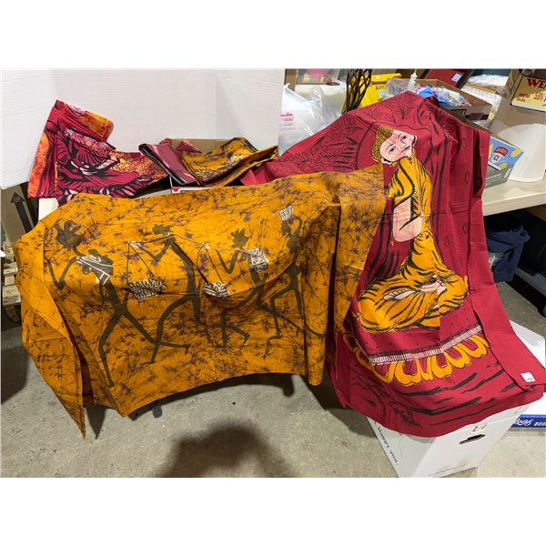 lot of tapestries
