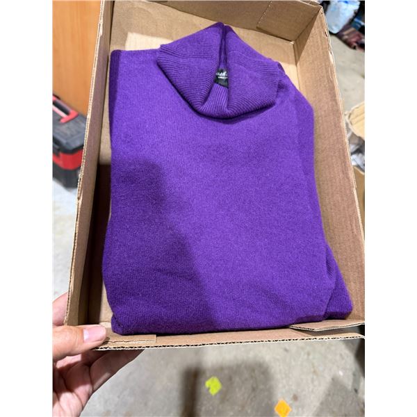 Cashmere sweater size large