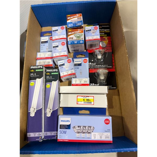 Assorted lightbulbs
