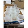 Image 1 : Frosted glass jars small