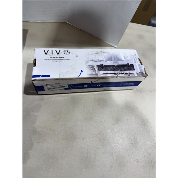 VIVO  clamp on under desk mesh cable management