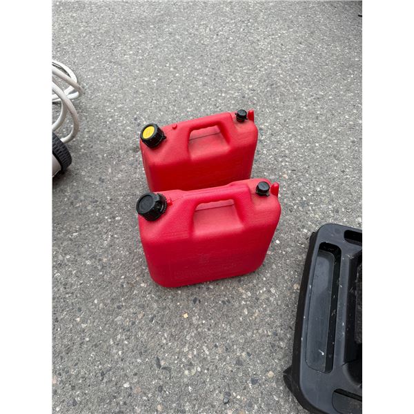Fuel containers with contents
