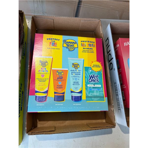 Banana Boat Sun Care pack