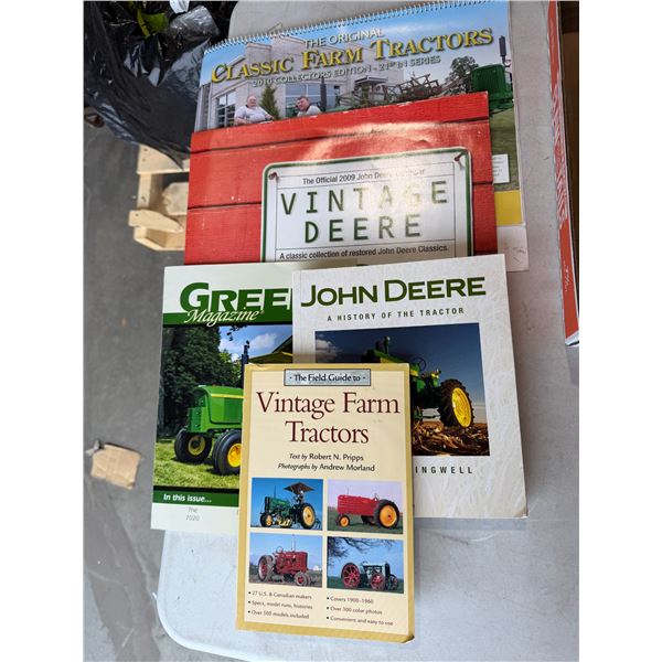 John Deere tractor collectible items and books