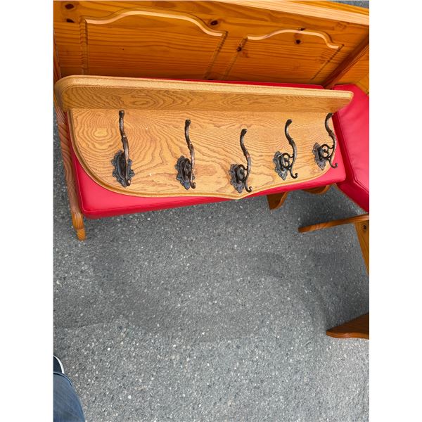 Hanging hook shelf 37 1/2 inches long