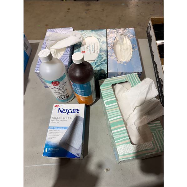 Tissue and other items
