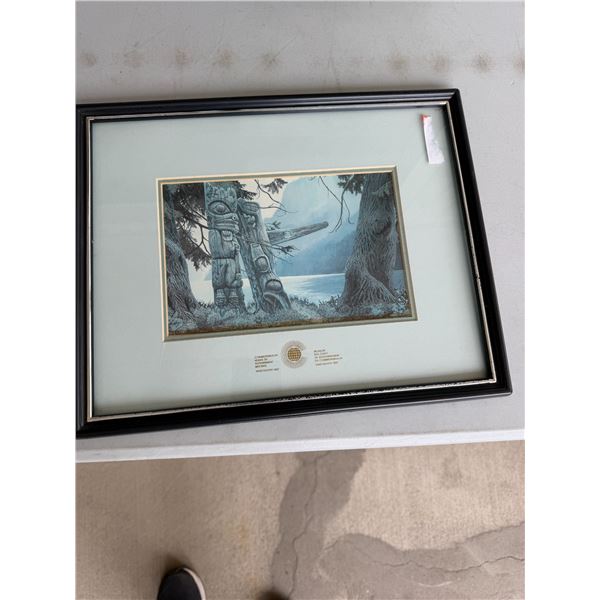Commonwealth, heads of government meeting Vancouver 1987 artwork CT 15" x 12"