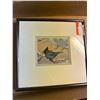 Image 1 : Bird artwork nine and three-quarter inches by 9 1/2 inches
