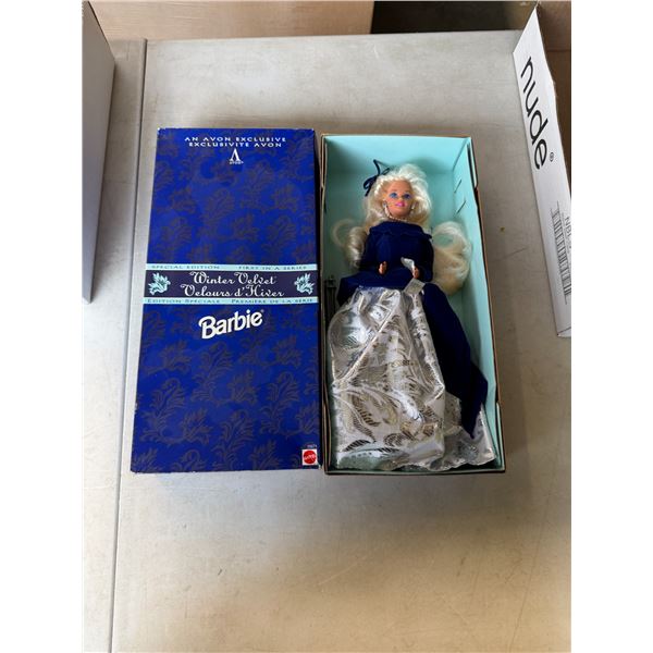 Special edition, winter velvet, Barbie and Avon exclusive