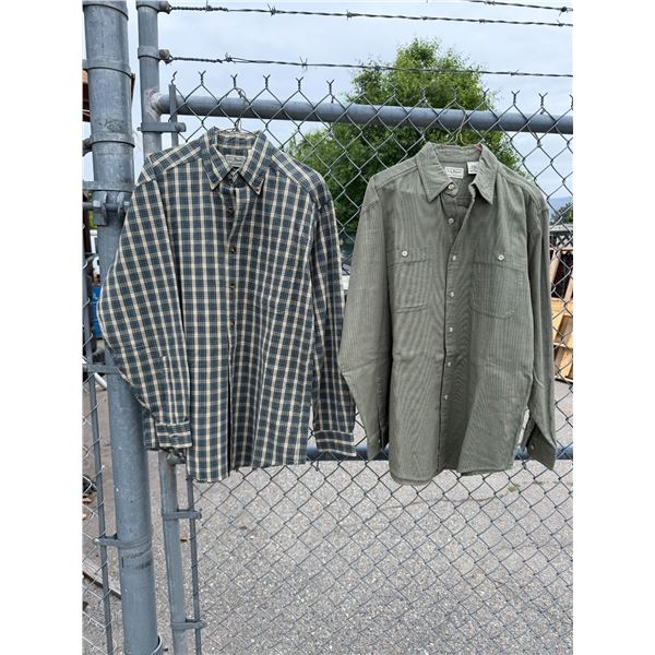 L. L. BEAN shirts size small regular.