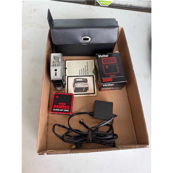 Camera flashes, etc.
