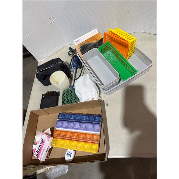 Organizers and health and beauty items