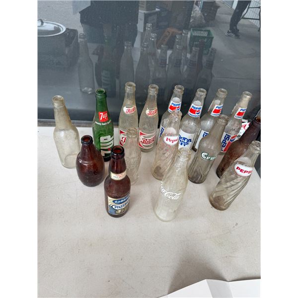 Vintage pot bottles