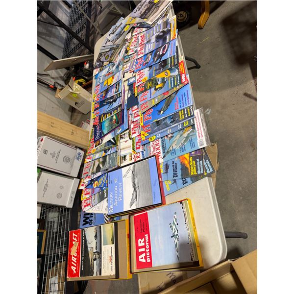 Fly past airplane, magazines, and scale, aircraft, modeling magazines