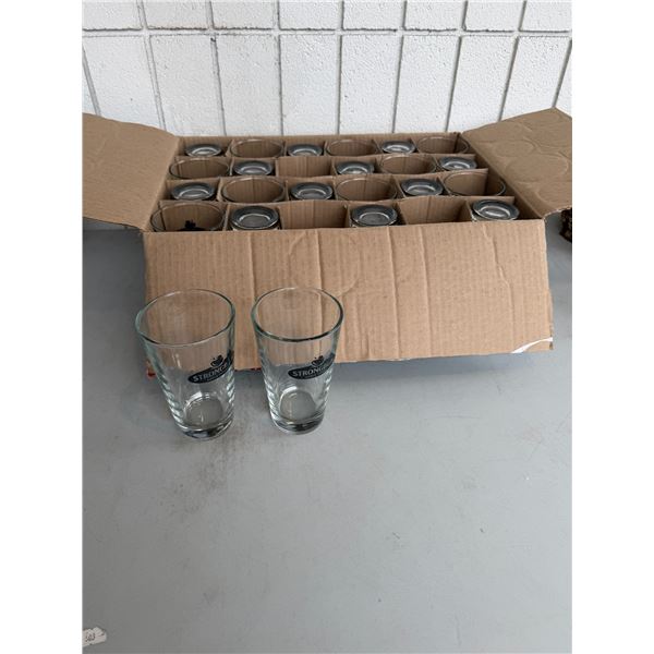 Pint glasses, stronger apple cider