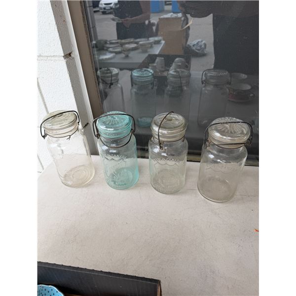 Perfect seal glass jars
