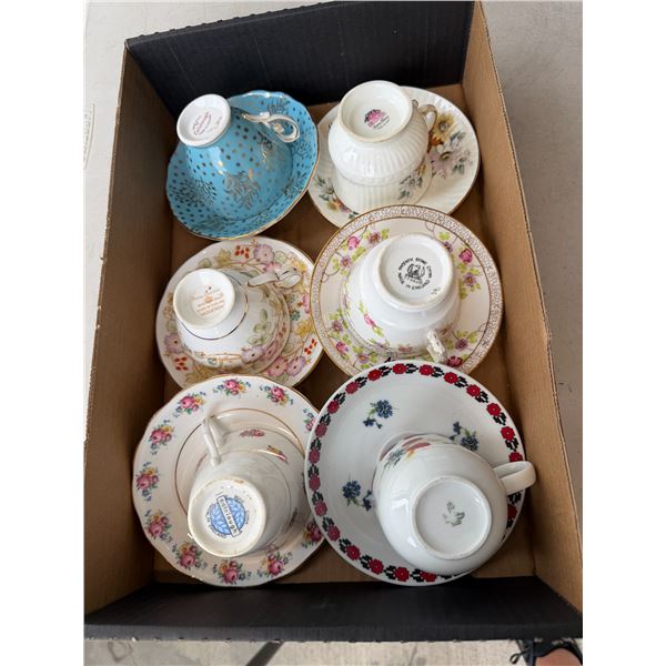 Teacups and saucers