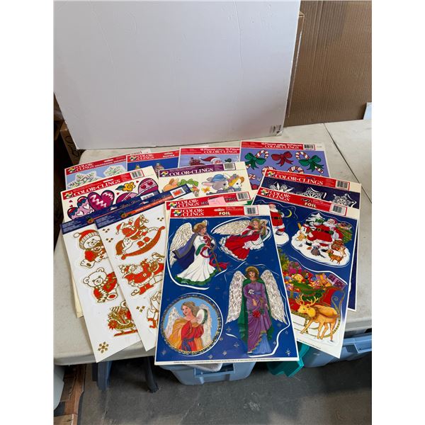 Static cling deckles