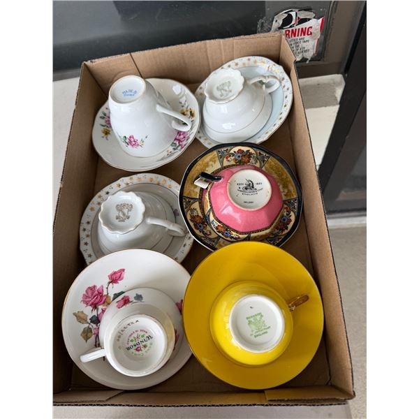 Tea cups and saucers