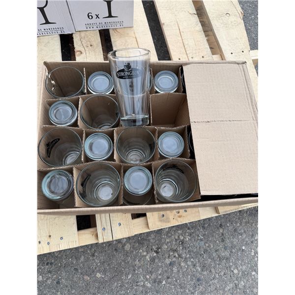 Strongbow pint glasses