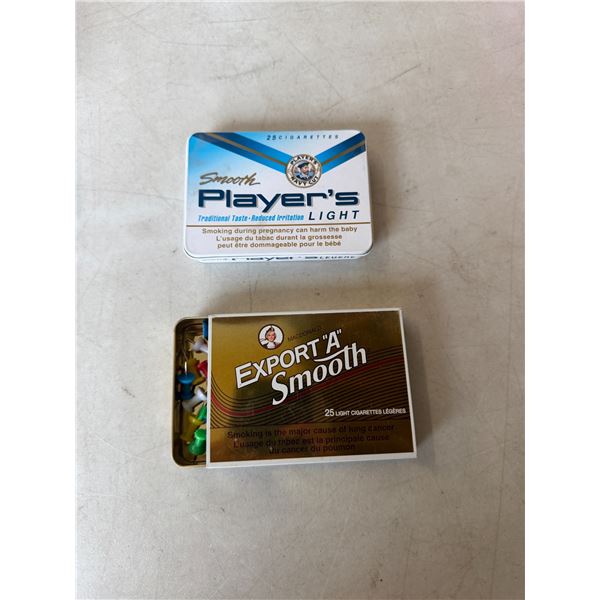 Cigarette tins