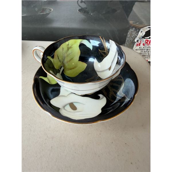 CASTLE occupied Japan, tea cup, and saucer