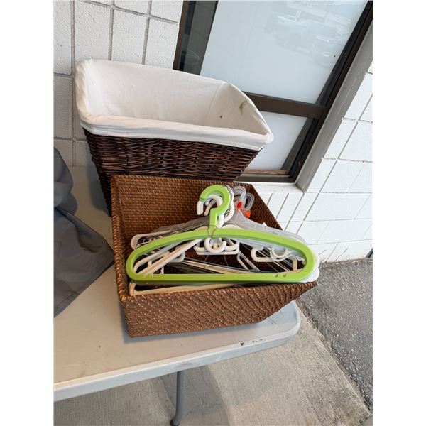 Baskets and hangers