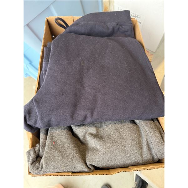 Two pairs Eddie Bauer sweats size small
