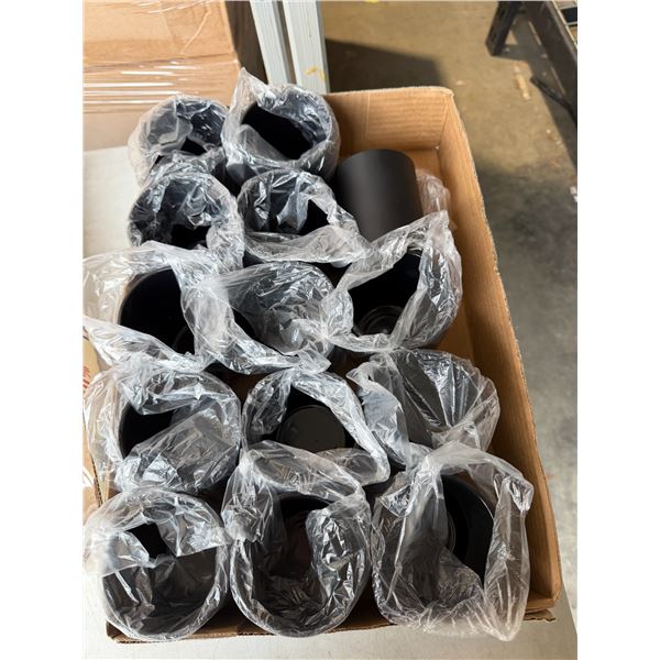 Black candle/bathroom jars
