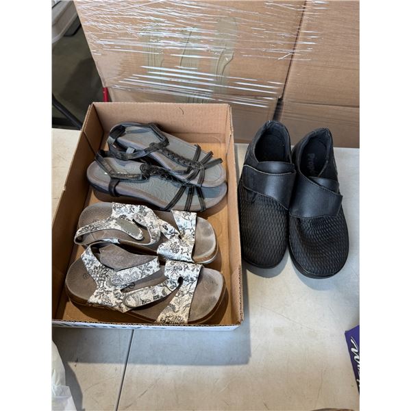 Assorted shoes and sandals size 7 1/2 inch