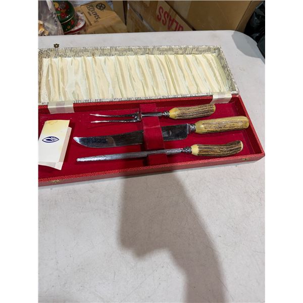 Vintage premier meat carving set