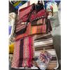 Image 1 : Assorted blankets, mats poncho, etc.