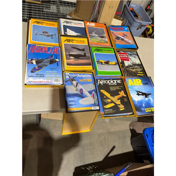 Aeroplane, air enthusiast, flying review and aircraft model world magazine